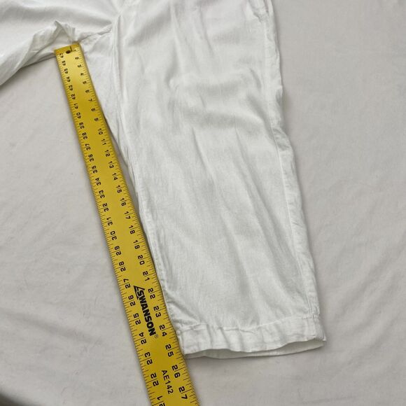 Old Navy Linen Blend Pants Womens 2X Plus Pull On Lightweight Casual Lounge - Picture 7 of 8